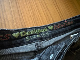 Falda vaquera de Desigual, talla 34