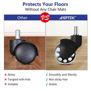 🔥 Pack ruedas esfericas sillas de oficina 11x22mm