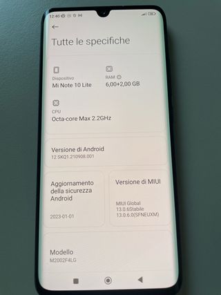 Xiaomi Mi note 10 lite
