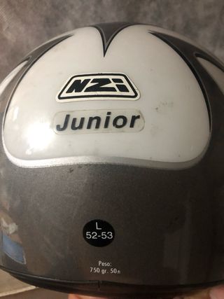 Casco junior para moto