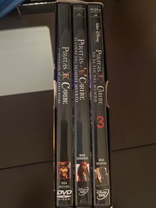 Colección películas Piratas del Caribe