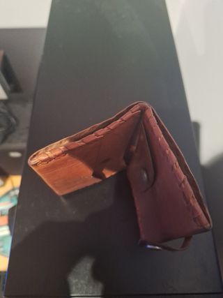 Cartera de piel autentica ,