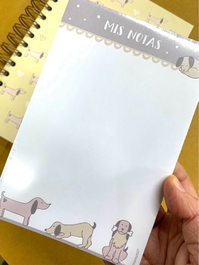 Conjunto papelería Perritos