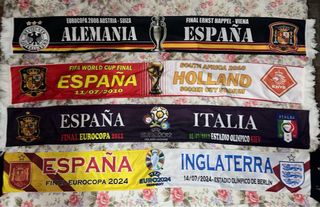 Bufandas España Final Eurocopa Mundial 