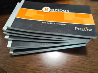 8 Talonarios de recibos