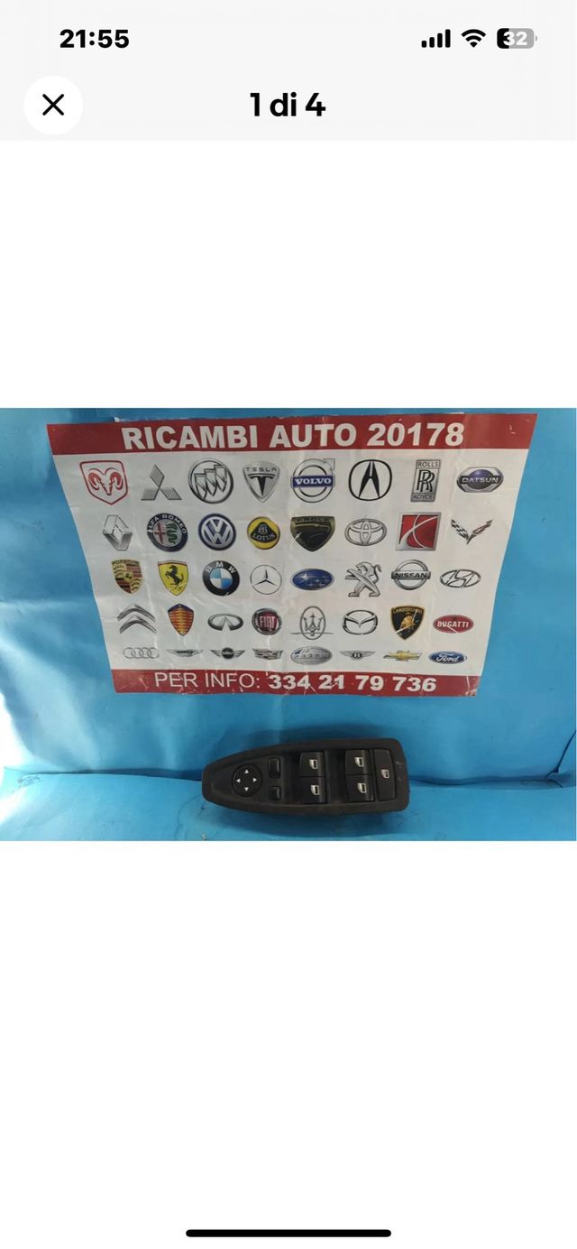 PULSANTIERA ALZAVETRI ANTERIORE SINISTRO SERIE 1