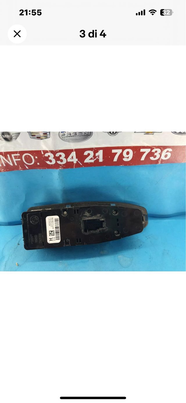 PULSANTIERA ALZAVETRI ANTERIORE SINISTRO SERIE 1