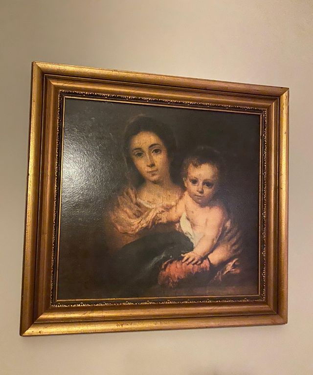 Cuadro Virgen para dormitorio
