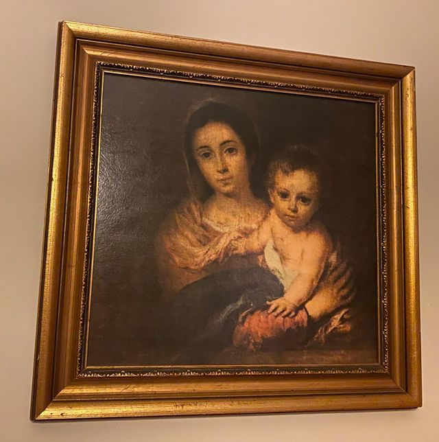 Cuadro Virgen para dormitorio