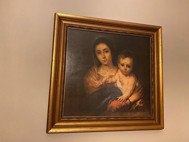 Cuadro Virgen para dormitorio