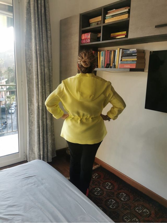 Giacchino giallo limone