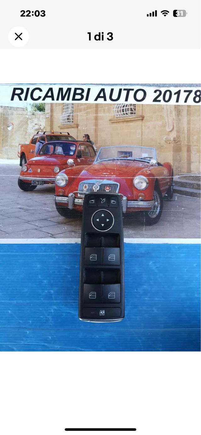 PULSANTIERA ANTERIORE SINISTRO CLASSE A 2016