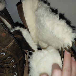 Stivali con pelo donna