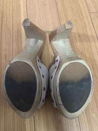 Sandalias blancas, n 37, wanna