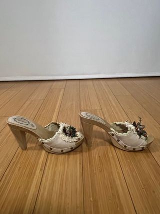 Sandalias blancas, n 37, wanna