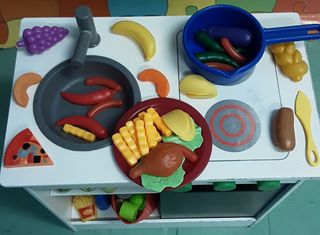 Cocina madera infantil