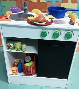 Cocina madera infantil