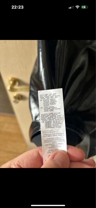 Vestito corto vinile tezenis