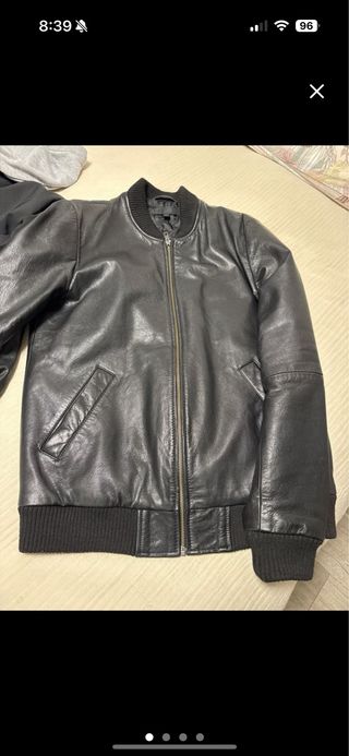 Cazadora piel hombre 