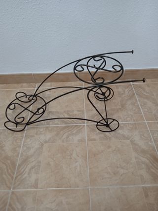 Macetero forja dos macetas