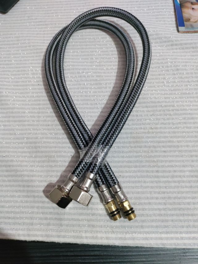 Dos mangueras. 1/2 - M10. 60cm