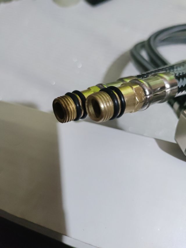 Dos mangueras. 1/2 - M10. 60cm