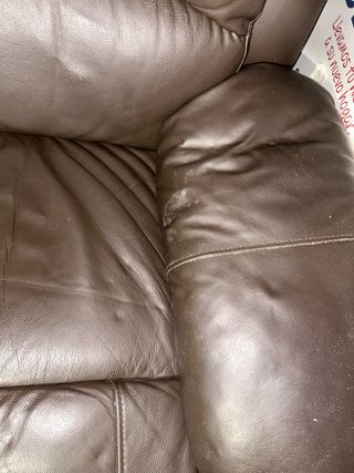 Sillón relax de piel