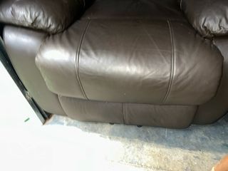 Sillón relax de piel