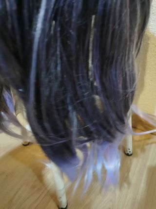 peluca tomoyo daidoji lolita cosplay morada