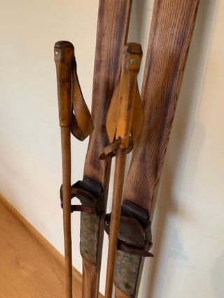 Sci antichi in legno