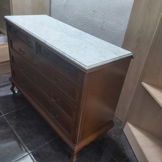 Cómoda antigua + espejo