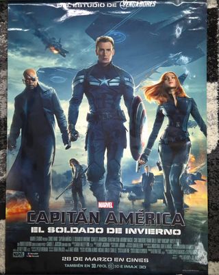 Carteleras de cine original Capitan america