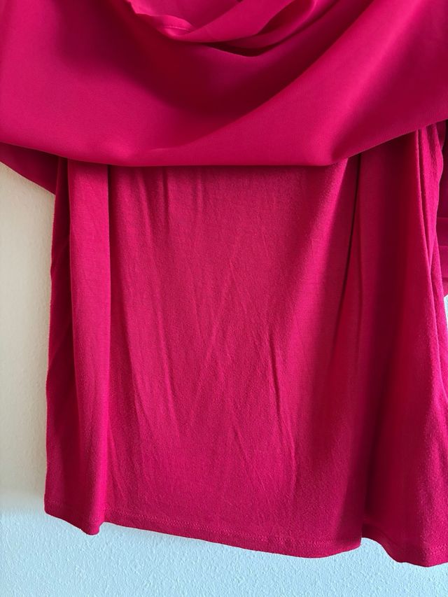 Blusa roja Cortefiel