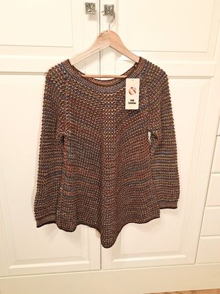 Jersey de punto multicolor
