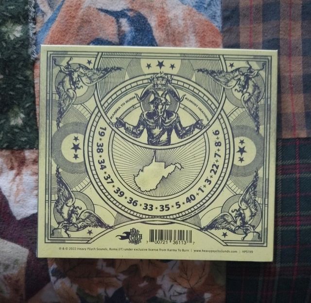 CD Karma To Burn. Nuevo