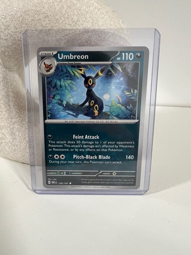 UMBREON Obsidian Flames en inglés