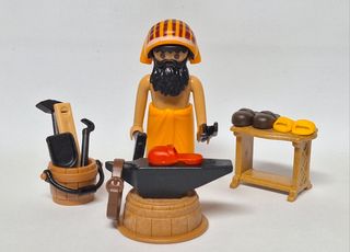 Playmobil Pastor Aldeano Zapatero Portal Belen 