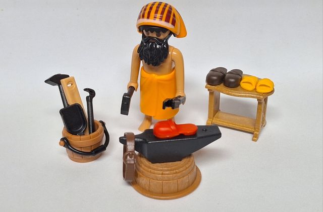 Playmobil Pastor Aldeano Zapatero Portal Belen