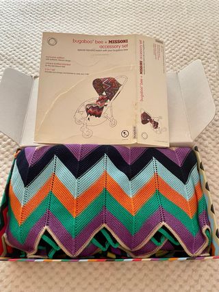 Bugaboo bee Missoni, capota y manta