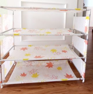 Estanteria de tela, 4 alturas.