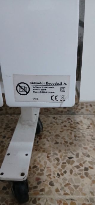 Radiadores eléctricos analogicos