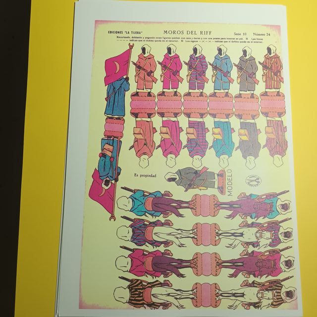 Recortables ejercito español Lote WCr - 5z