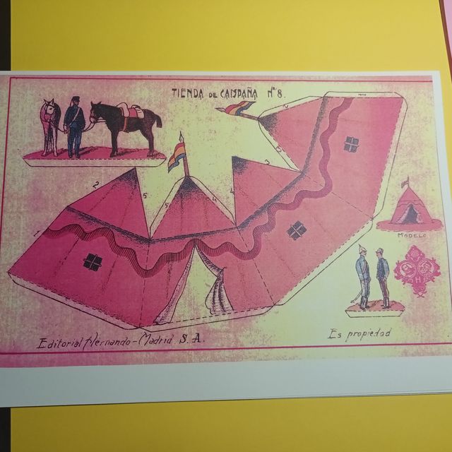 Recortables ejercito español Lote WCr - 5z