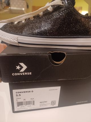 CONVERSE ZAPATILLAS NEGRAS PURURINA38