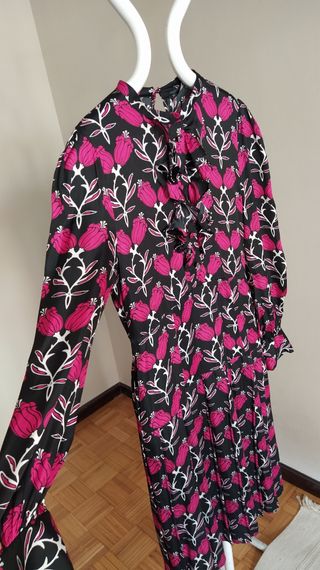 Vestido midi vestir nuevo talla M