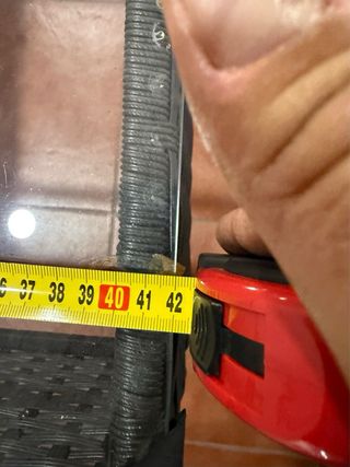 Mesa baja ratan jardin