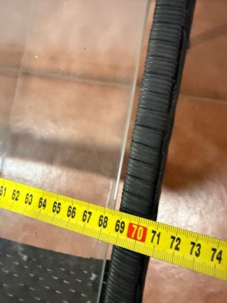 Mesa baja ratan jardin