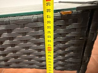 Mesa baja ratan jardin