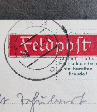 Postal Original sobre un Stuka