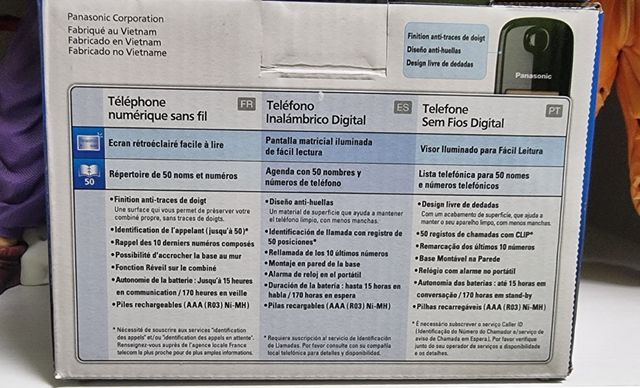 Teléfono inalambrico panasonic